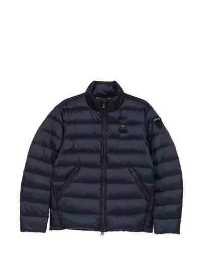 Blauer Austin Quilted High-neck Jacket In Blue
