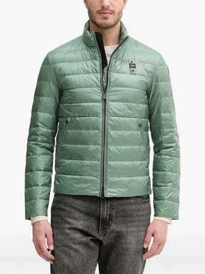 Blauer Austin Zip-up Padded Jacket In Green