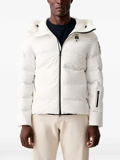 Blauer Averau B.cortina Quilted Hooded Jacket In White