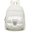 Blauer Backpack In White