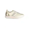 Blauer Polyester Women's Sneaker In Beige