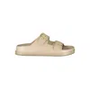 Blauer Beige Polyethylene Sandal In Neutral