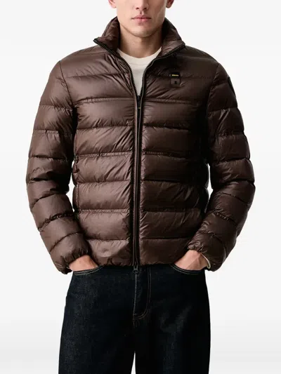 Blauer Belmont Quilted Padded Jacket In Brown