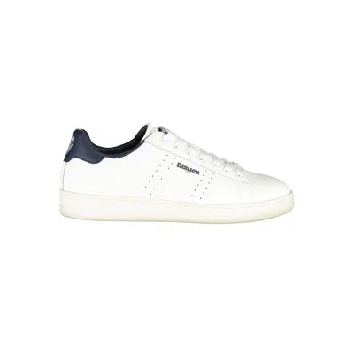 Blauer Bianco Polyurethane Men Sneaker In White