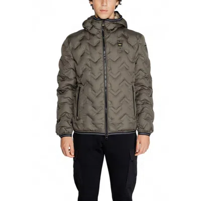 Blauer Bicolor Polyethylene Full-length Jacket In Brown