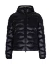 Blauer Bryant Hooded Quilted Jacket In Black