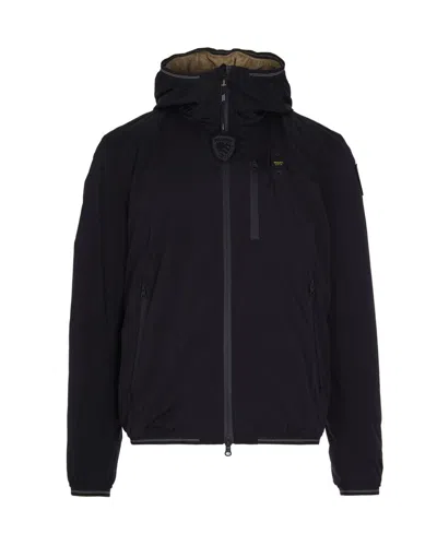 BLAUER BLACK DEVON JACKET WITH FAUX FUR LINING