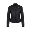 Blauer Black Polyamide Biker Jacket
