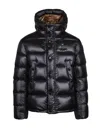 Blauer Black Polyamide Down Jacket In Black