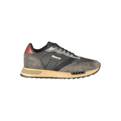 Blauer Black Polyester Athletic Sneakers In Gray