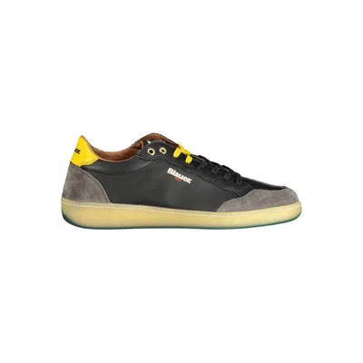 Blauer Polyester Men's Sneaker In Black