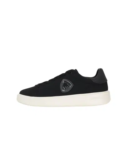 Blauer Black Rubber-blend Minimalist Sneakers