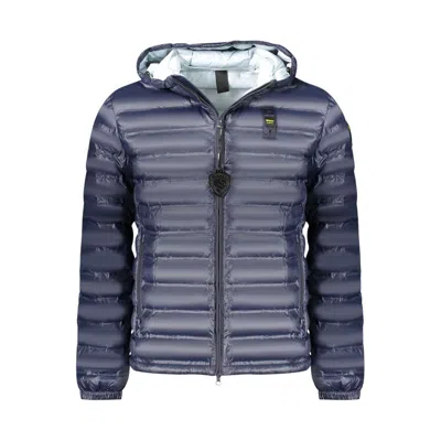 Blauer Blue Polyamide Shell Jacket