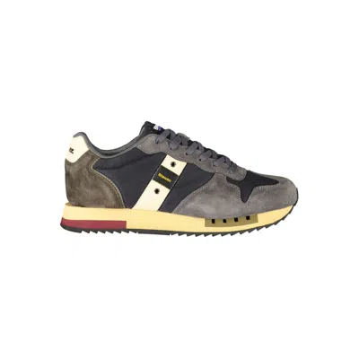 Blauer Blue Polyester Athletic Sneakers In Gray