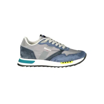 Blauer Ryder Panelled Sneakers In Multi