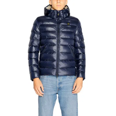 BLAUER BLAUER BLUE POLYESTER SHELL MEN'S JACKET