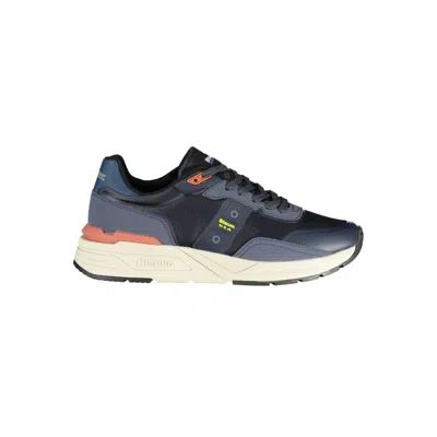 BLAUER BLUE POLYESTER SNEAKER