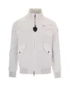 Blauer Lightweight Bomber Jacket In Badger Grey In Multi