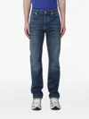 Blauer Boston Whiskering-effect Jeans In Blue
