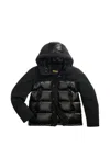 Blauer Brook Quilted Hooded Jacket In Multi