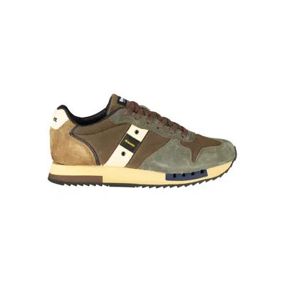 Blauer Brown Polyester Athletic Sneakers In Orange