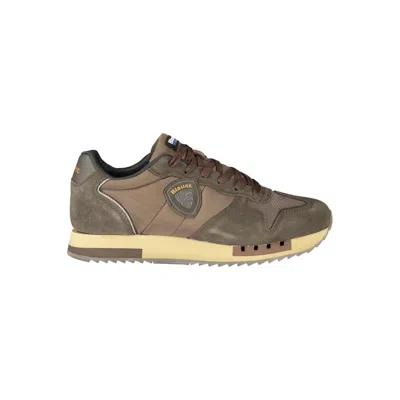 Blauer Brown Polyester Athletic Sneakers In Multi