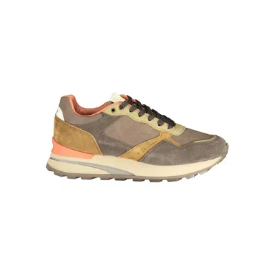 BLAUER BROWN POLYETHYLENE MEN SNEAKER