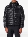 Blauer Bryant Hooded Quilted Jacket In Black