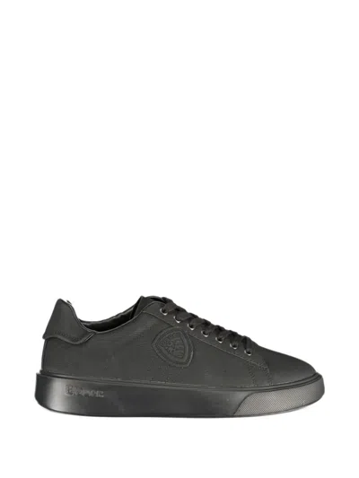 Blauer Buck13/nub Logo-patch Sneakers In Black