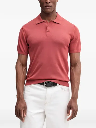 Blauer Buttoned Polo Shirt In Red