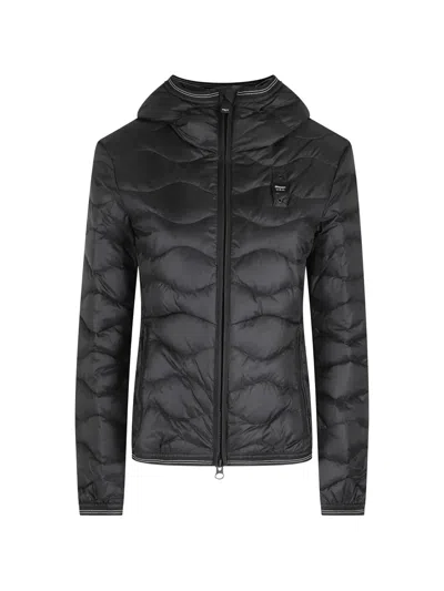 Blauer Camelia Hooded Jacket In Black