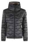 Blauer Camelia Jacket With Quilted Design And Padded Texture In Black