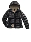 Blauer Caroll Striped Women Jacket 25wbldc02072 999ei In Black