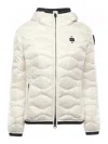 Blauer Camellia Wave Down Jacket In White