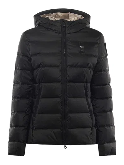 Blauer Charme Fitted Down Jacket In Multi