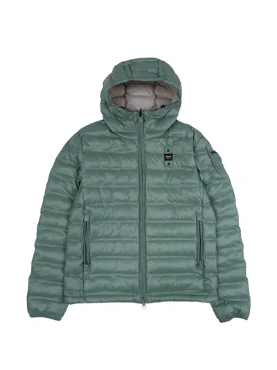 Blauer Charles Quilted Zip-up Hooded Jacket
