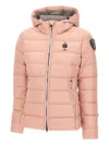 Blauer Charme Hooded Down Jacket In Pink