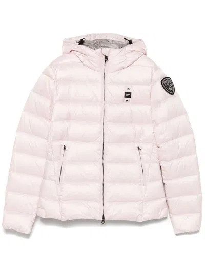 Blauer Charme Puffer Jacket In Pink