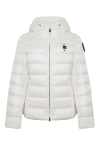 Blauer Charme In White