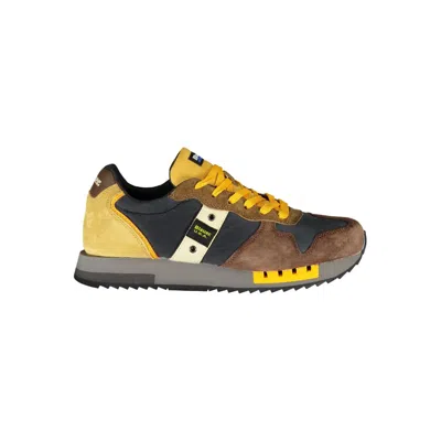 Blauer Chic Contrast Lace-up Sneakers