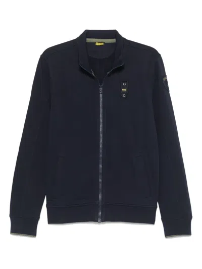 Blauer City Zip Sweatshirt In Blue