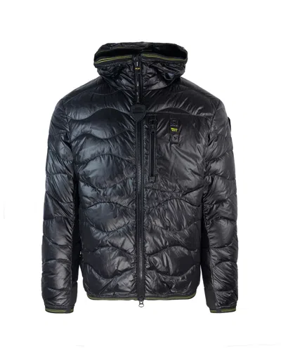 Blauer Classic Men's Coat In Black