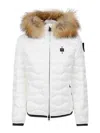 Blauer Arcadia Fur-hooded Puffer Jacket In White