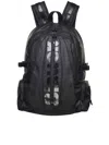 Blauer Coated Backpack In Black