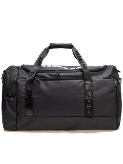 Blauer Coated Duffle Bag In Black
