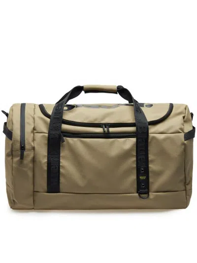 Blauer Coated Duffle Bag In Brown