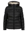 Blauer Hooded-neckline Padded Jacket In Black