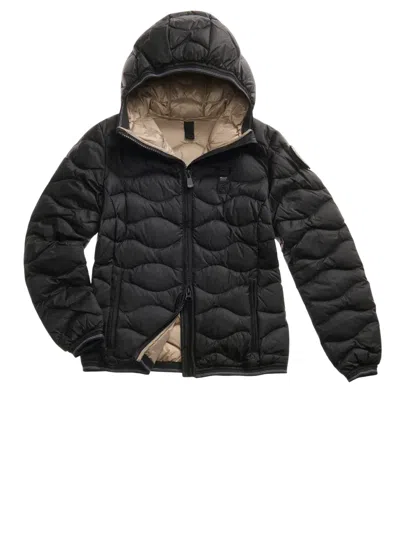 Blauer Coats In Nero Neri E Grigi