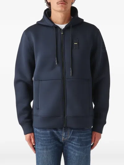 Blauer Colby Zip-up Hoodie In Blue