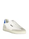 Blauer Colour-block Leather Sneakers In White